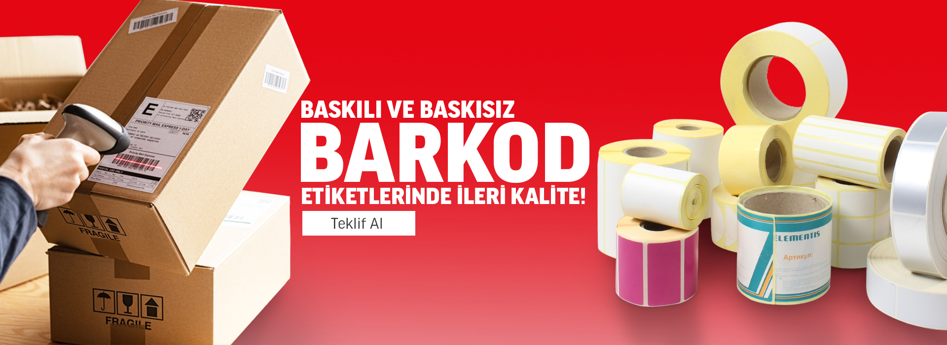 Baskılı Barkod Etiketleri